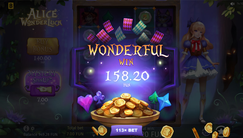 La demo della slot Alice Adventure