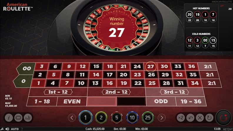 La demo di American Roulette