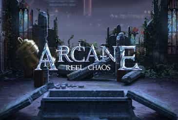Il logo della slot Arcane Reel Chaos