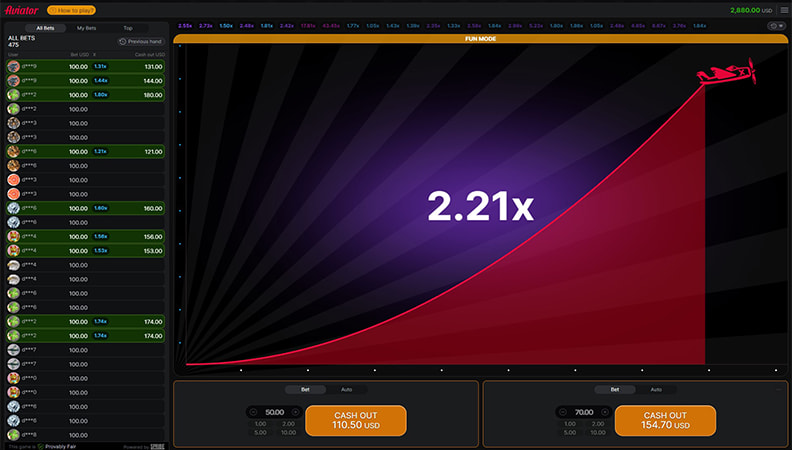 I free spin della slot Aviator