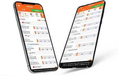 I mercati sportivi di Betsson su diversi dispositivi mobile
