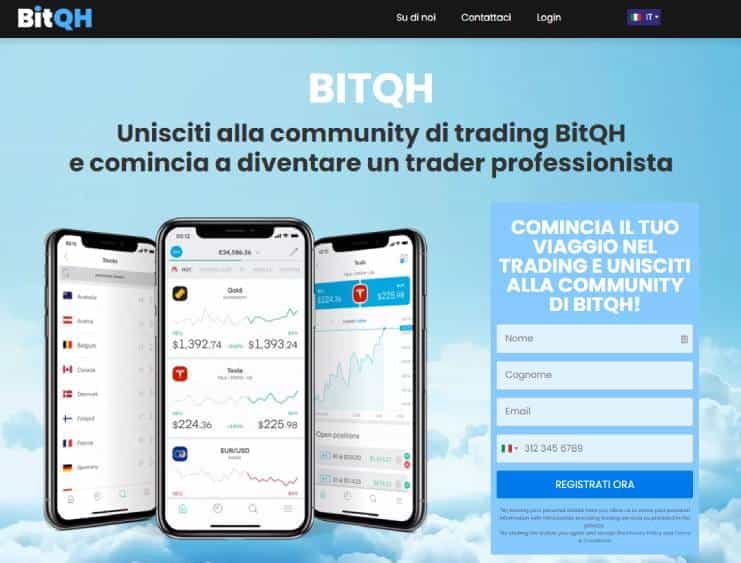 La home page di BitQH