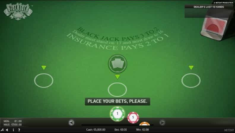 La demo di Blackjack Classic