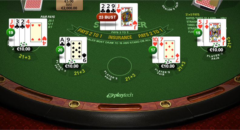 Una mano vincente a Blackjack Surrender Multihand