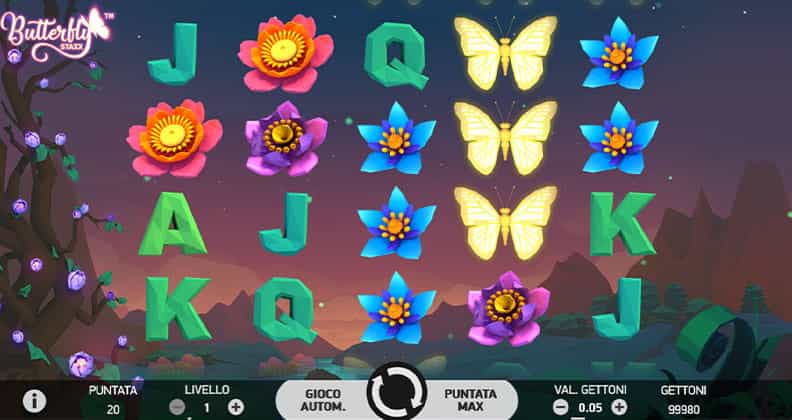 La versione demo di Butterfly Staxx