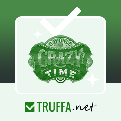 La ruota del gioco del Crazy Time Live con una presentatrice.