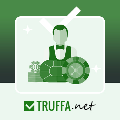 Un tablet con giochi da casinò online live e croupier, delle chip e delle banconote