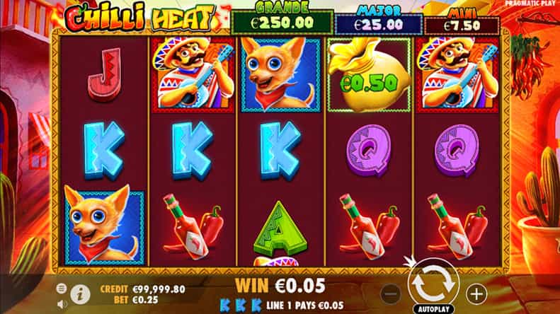 La versione demo di Chilli Heat