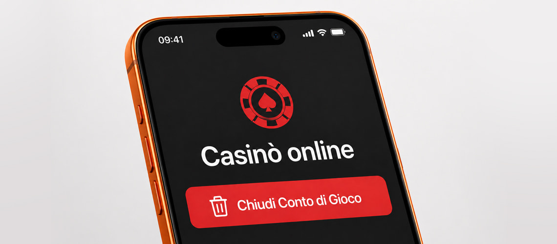 Come chiudere un conto di gioco — procedura ADM+