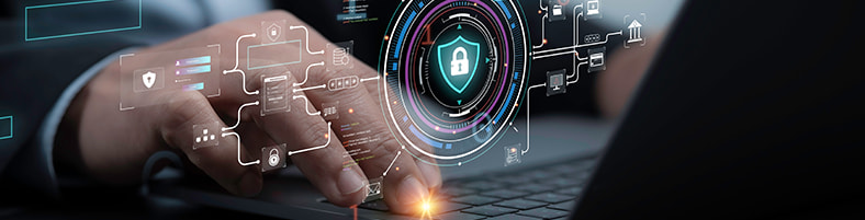 Scudo che protegge un utente online