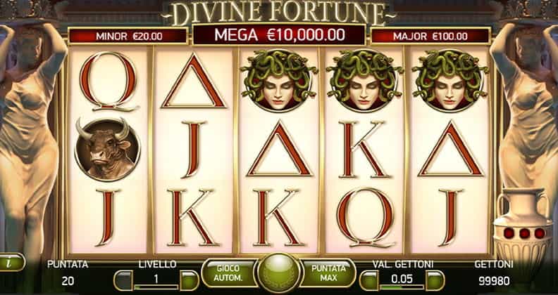 La versione demo di Divine Fortune