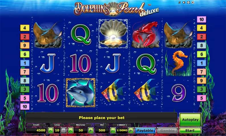 La demo della slot Dolphin's Pearl Deluxe