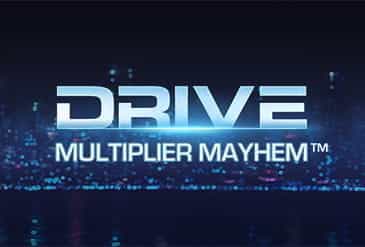 Il logo della slot Drive Multiplier Mayhem