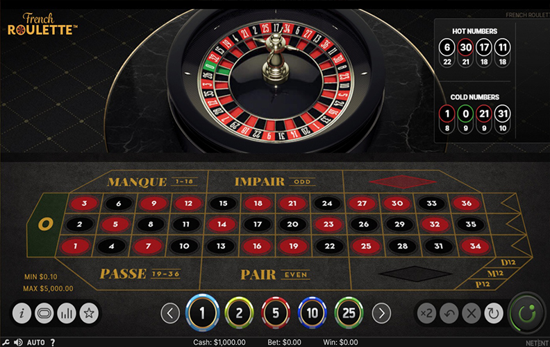 La demo di French Roulette online