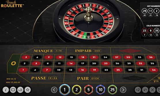 Panoramica di French Roulette di NetEnt.