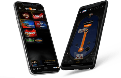 L’app di poker di Gioco Digitale durante una partita a poker