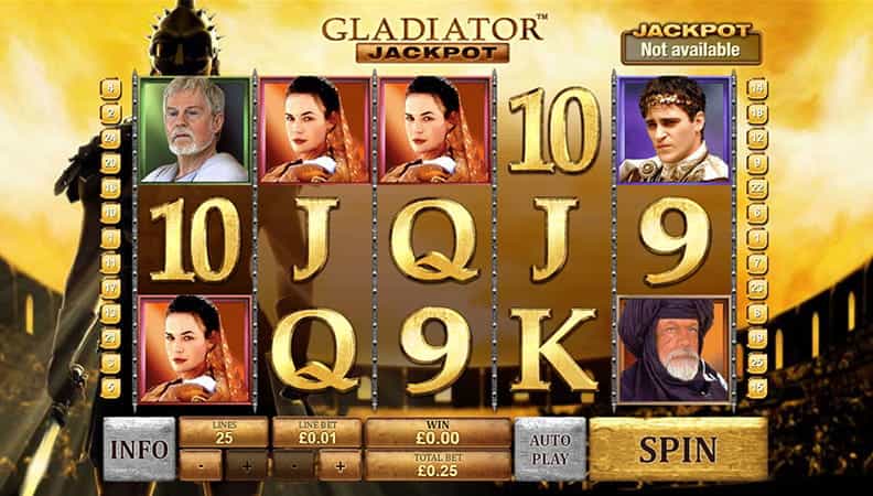Gameplay della slot Gladiator