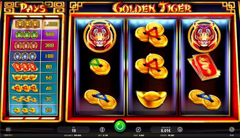 La versione demo di Golden Tiger