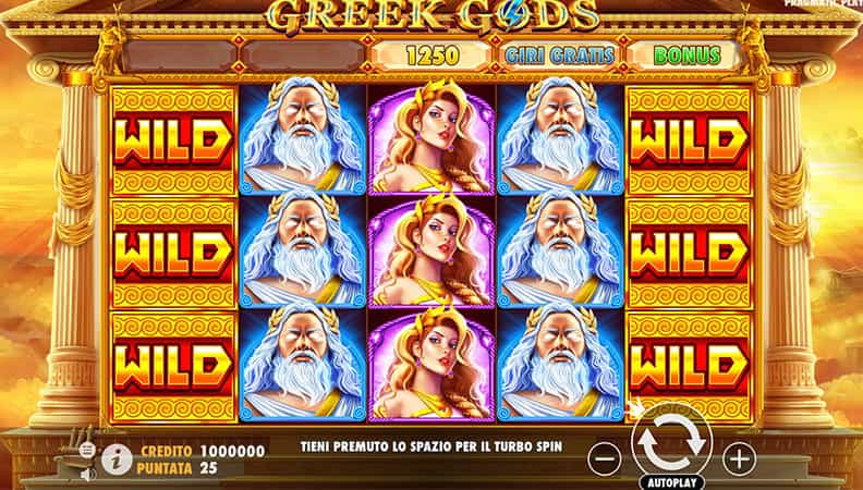 La versione demo di Greek Gods
