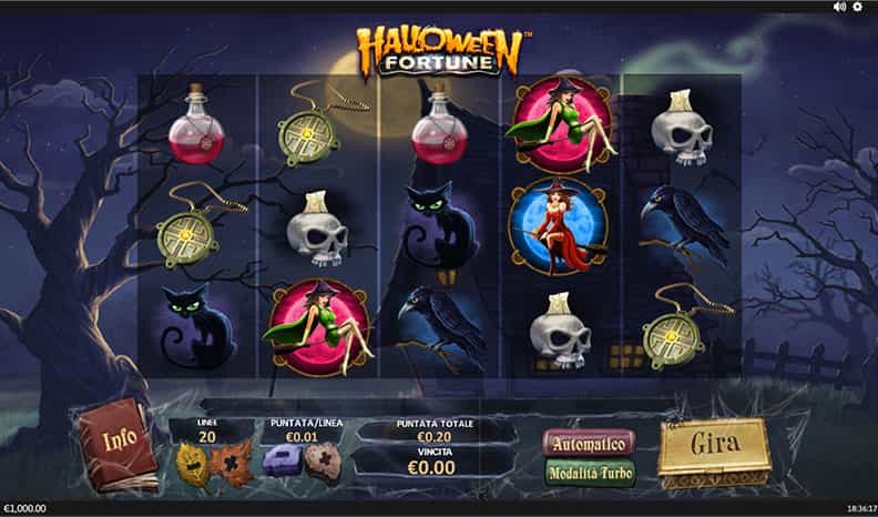 La versione demo della slot Halloween Fortune