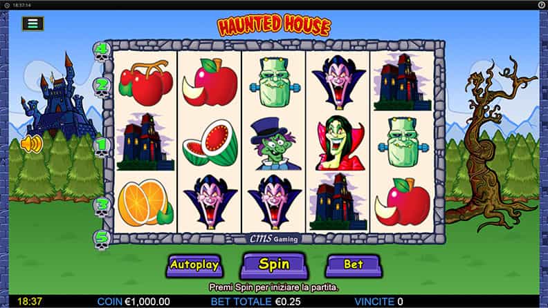 La versione demo della slot machine Haunted House