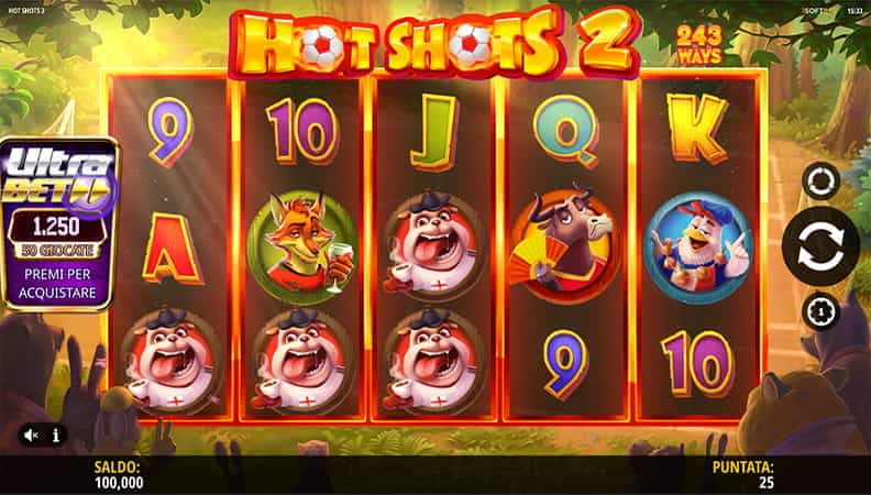 La versione demo di Hot Shots 2