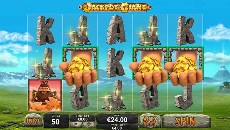 La schermata di gioco della slot Jackpot Giant