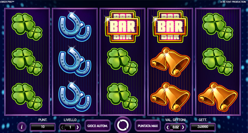 La demo della slot Joker Pro