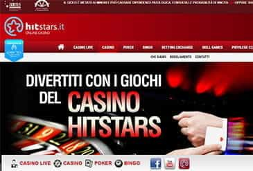 La Homepage di Hitstars