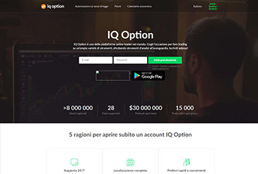 Miniatura homepage IQ Option