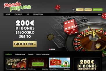 La Homepage di MondoFortuna