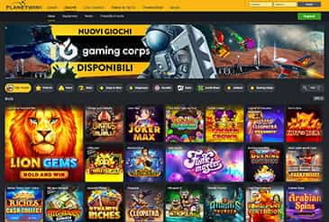 La Homepage di 888casino