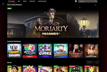 La home page di PokerStars