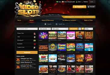 Selezione gaming di Videoslots