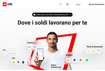 Miniatura homepage di XTB