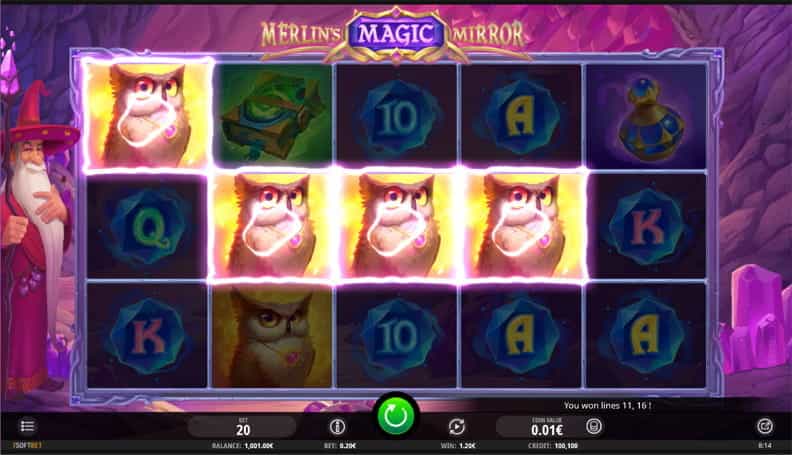 La versione demo di Merlin's Magic Mirror