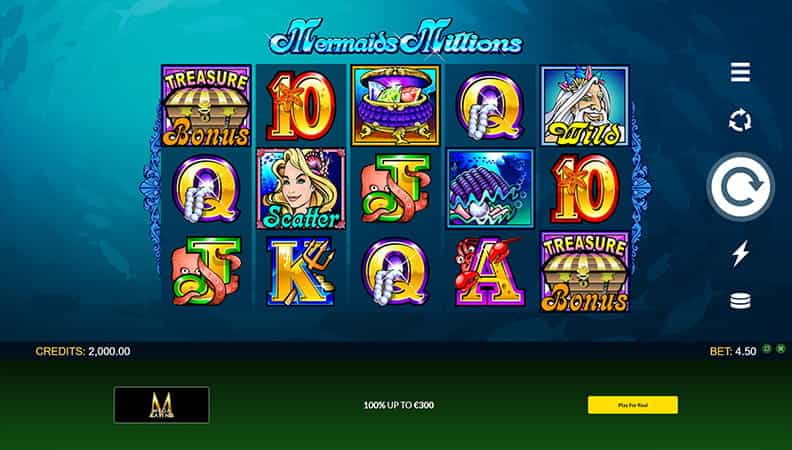 La demo della slot Mermaid Millions