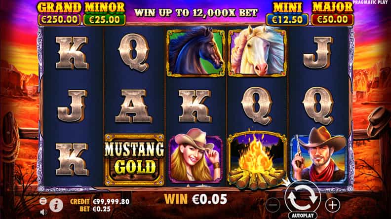 La versione demo di Mustang Gold