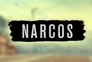 Il logo della slot Narcos