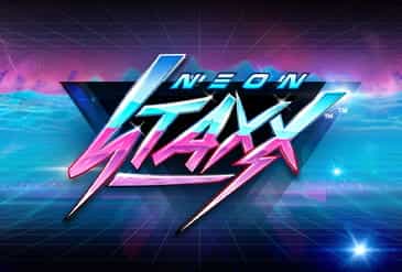 Il logo della slot Neon Staxx