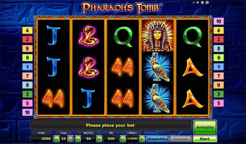 La versione demo di Pharaoh’s Tomb