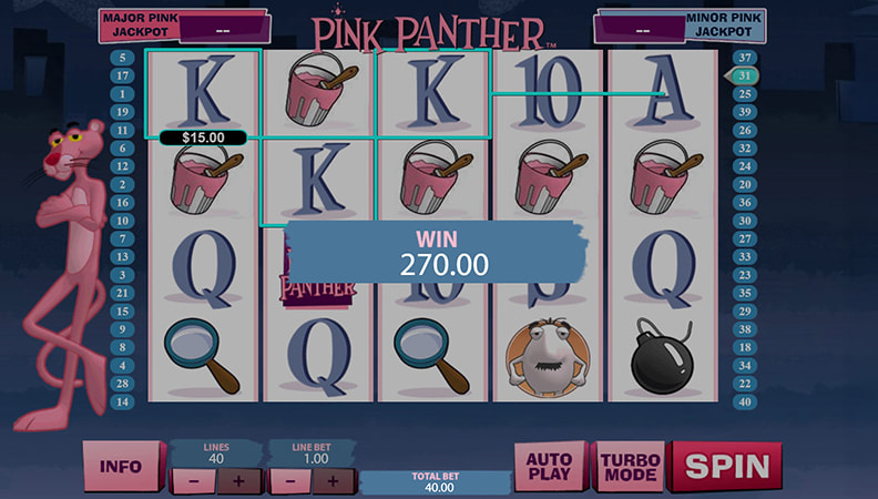 La demo della slot Pink Panther