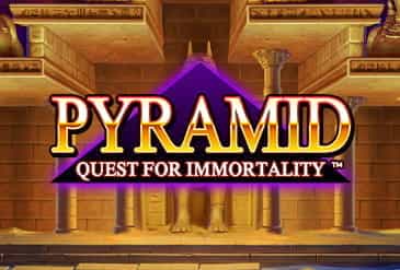 Il logo della slot Pyramid Quest for Immortality