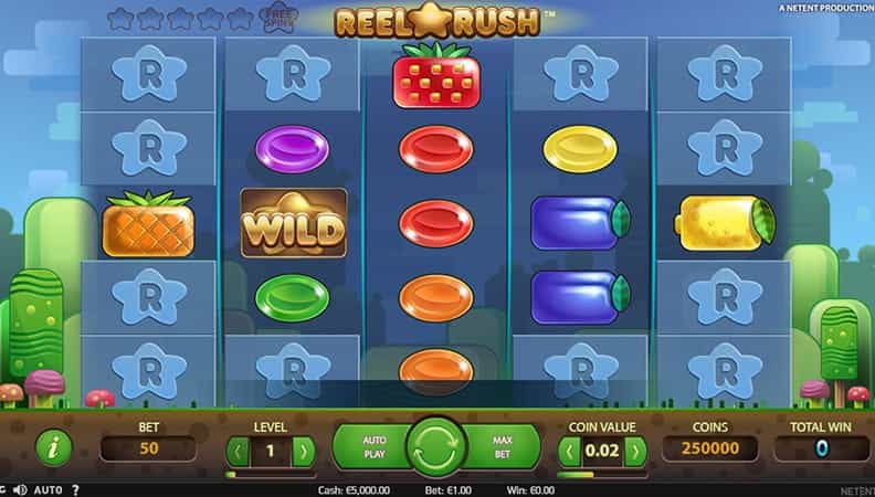 La demo della slot Reel Rush