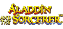 Il logo della slot Aladdin and the Sorcerer