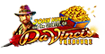 Il logo della slot John Hunter and the secrets of DaVinci's Treasure
