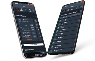 I mercati scommesse sui cavalli di SNAI su diversi dispositivi mobile.