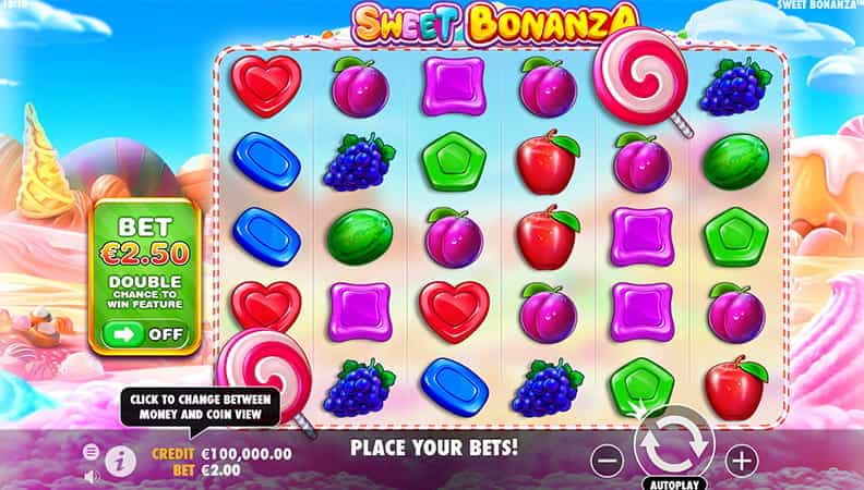 La demo della slot Sweet Bonanza