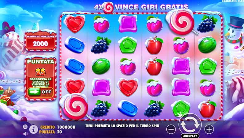 La versione demo di Sweet Bonanza Xmas