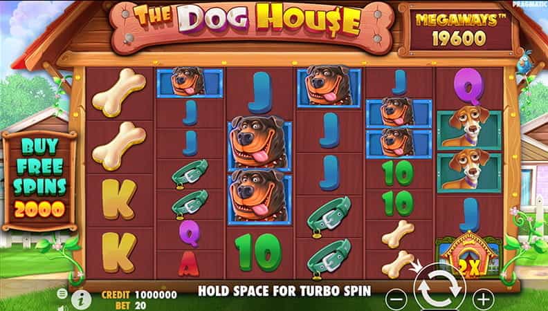 La demo della slot The Dog House Megaways